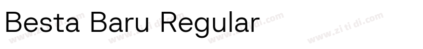 Besta Baru Regular字体转换